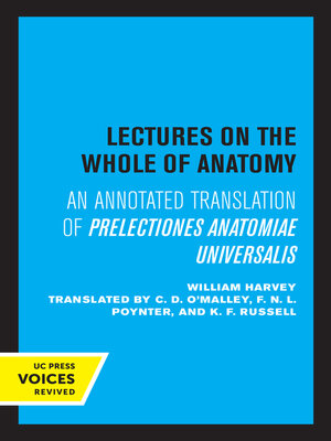 cover image of Lectures on the Whole of Anatomy